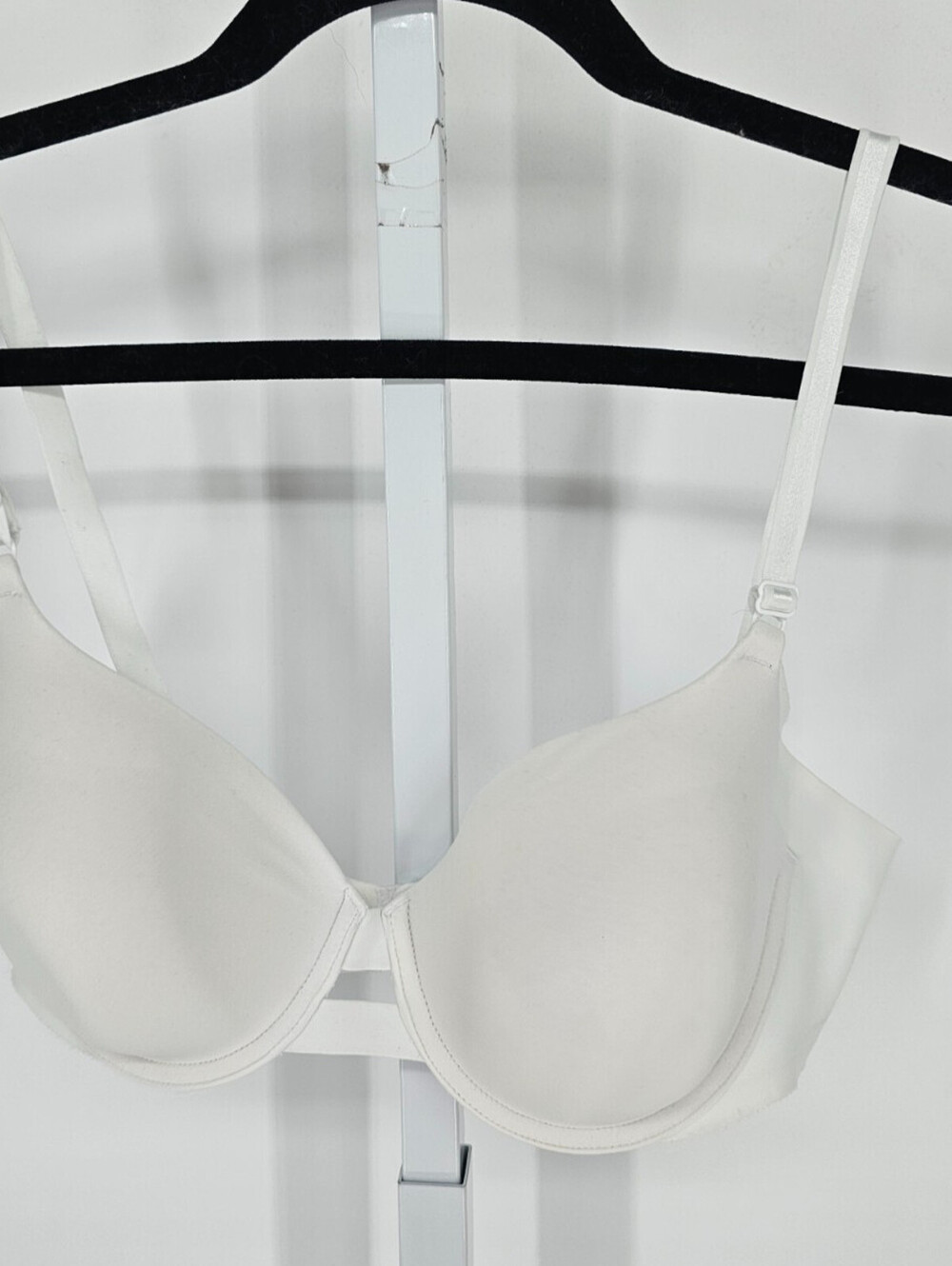 Warners Womens Sz 38B Lightly Lined T Shirt Bra Solid White